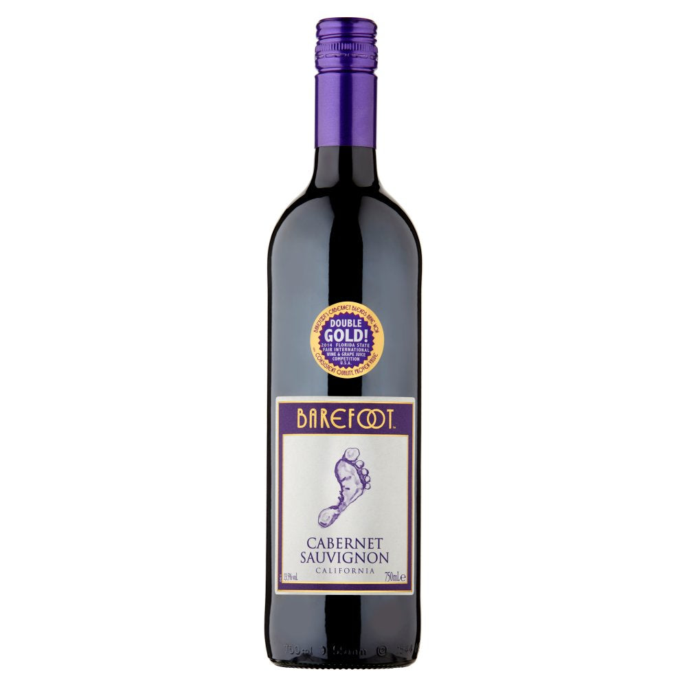 Barefoot Cabernet Sauvignon Red Wine 750ml (75Cl x 6)