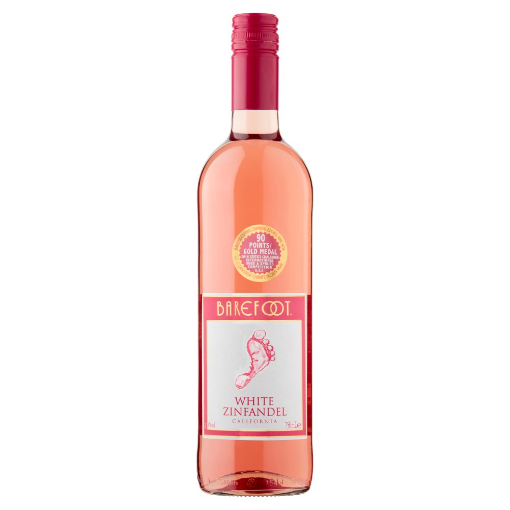 Barefoot White Zinfandel Rose Wine 750ml (75Cl × 6)