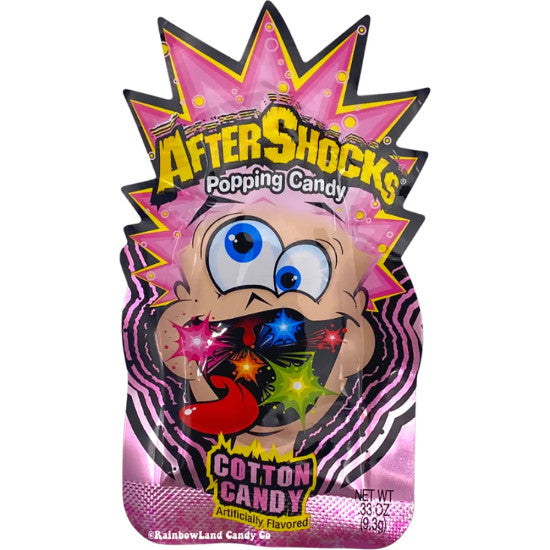 AFTERSHOCK POPING CANDIES COTTON CANDY