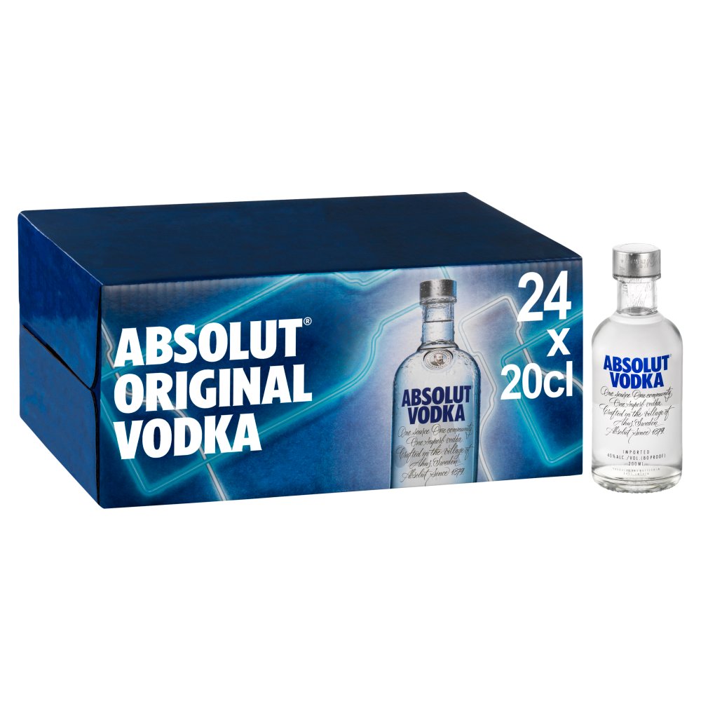 Absolut Original Vodka (20Cl × 24)