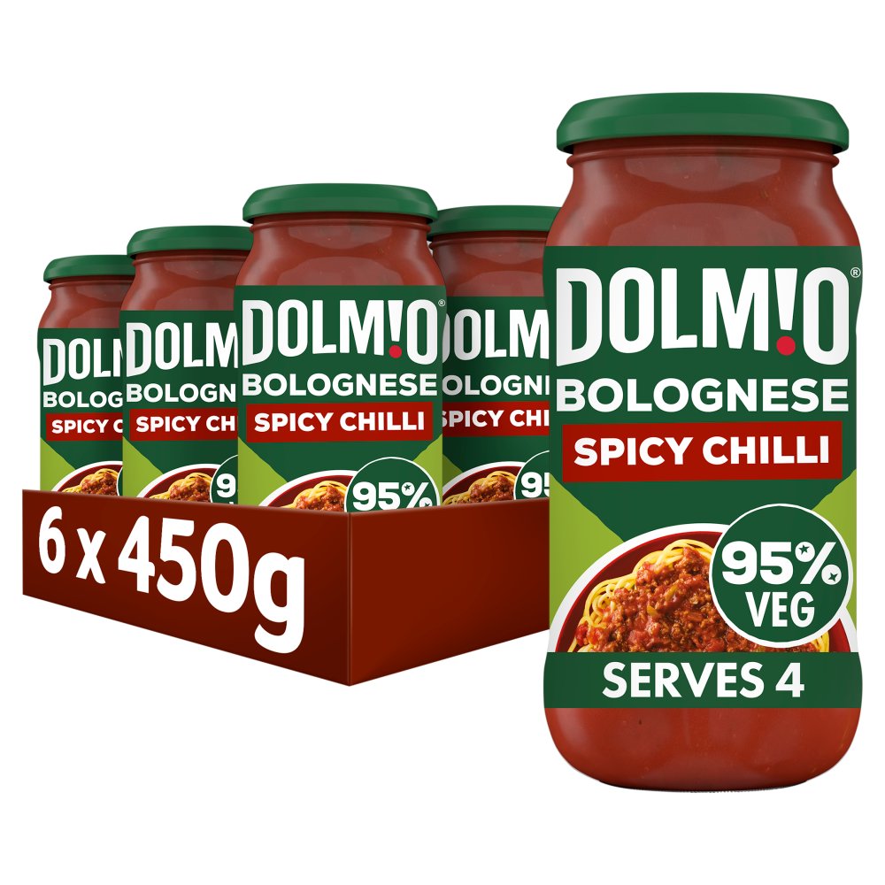 Dolmio Bolognese Spicy Chilli Pasta Sauce (450g × 6 × 1)
