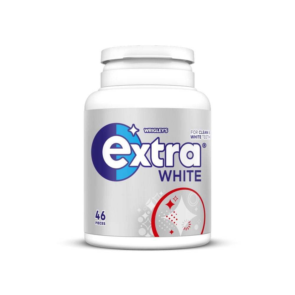Extra White Sugarfree Chewing Gum Bottle