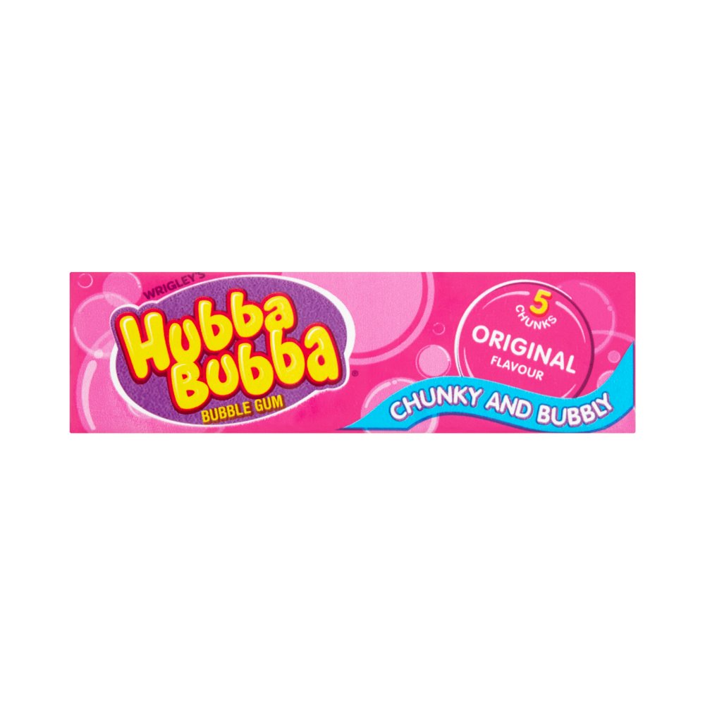Hubba Bubba Original Bubblegum 5 Chunky Chews