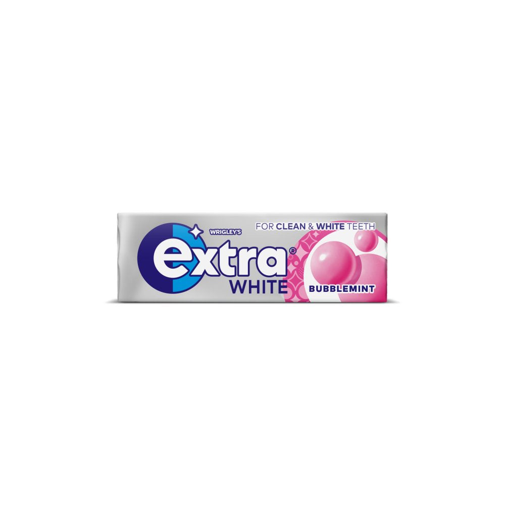 Extra White Bubblemint Chewing Gum Sugar Free