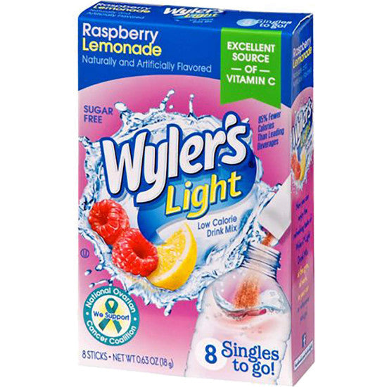 WYLERS LIGHT 2 GO RASPBERRY