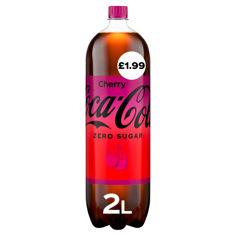 Coca-Cola Zero Sugar Cherry 2L PM £1.99
