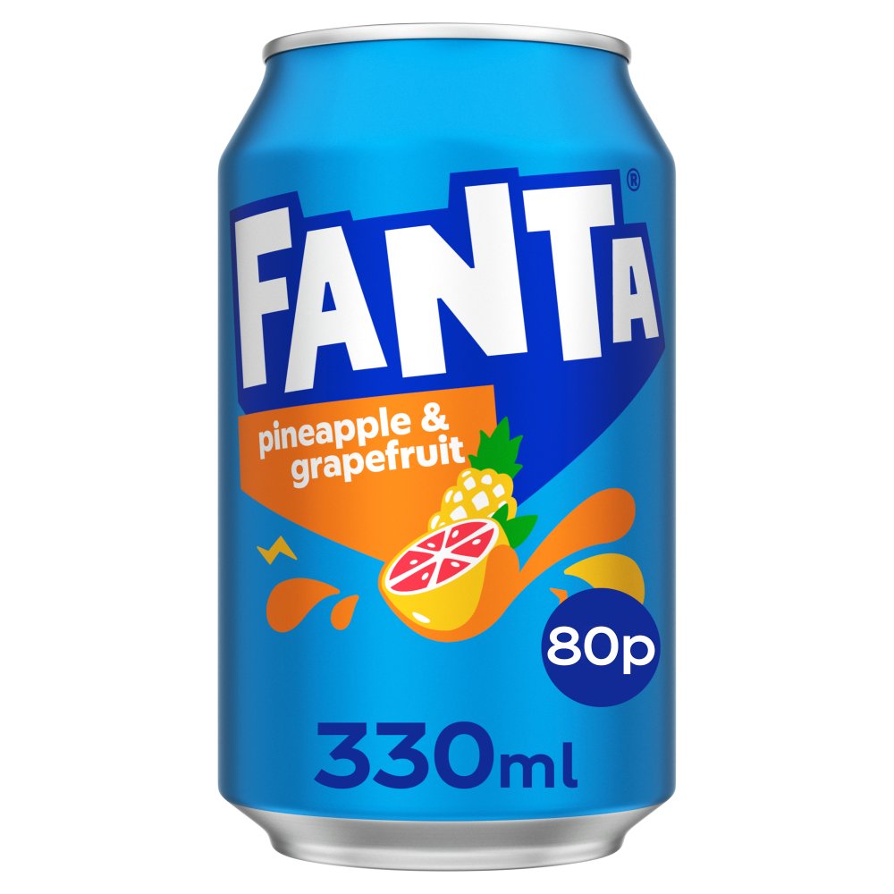 Fanta Pineapple & Grapefruit PMP 80p (330ml × 24 × 1)