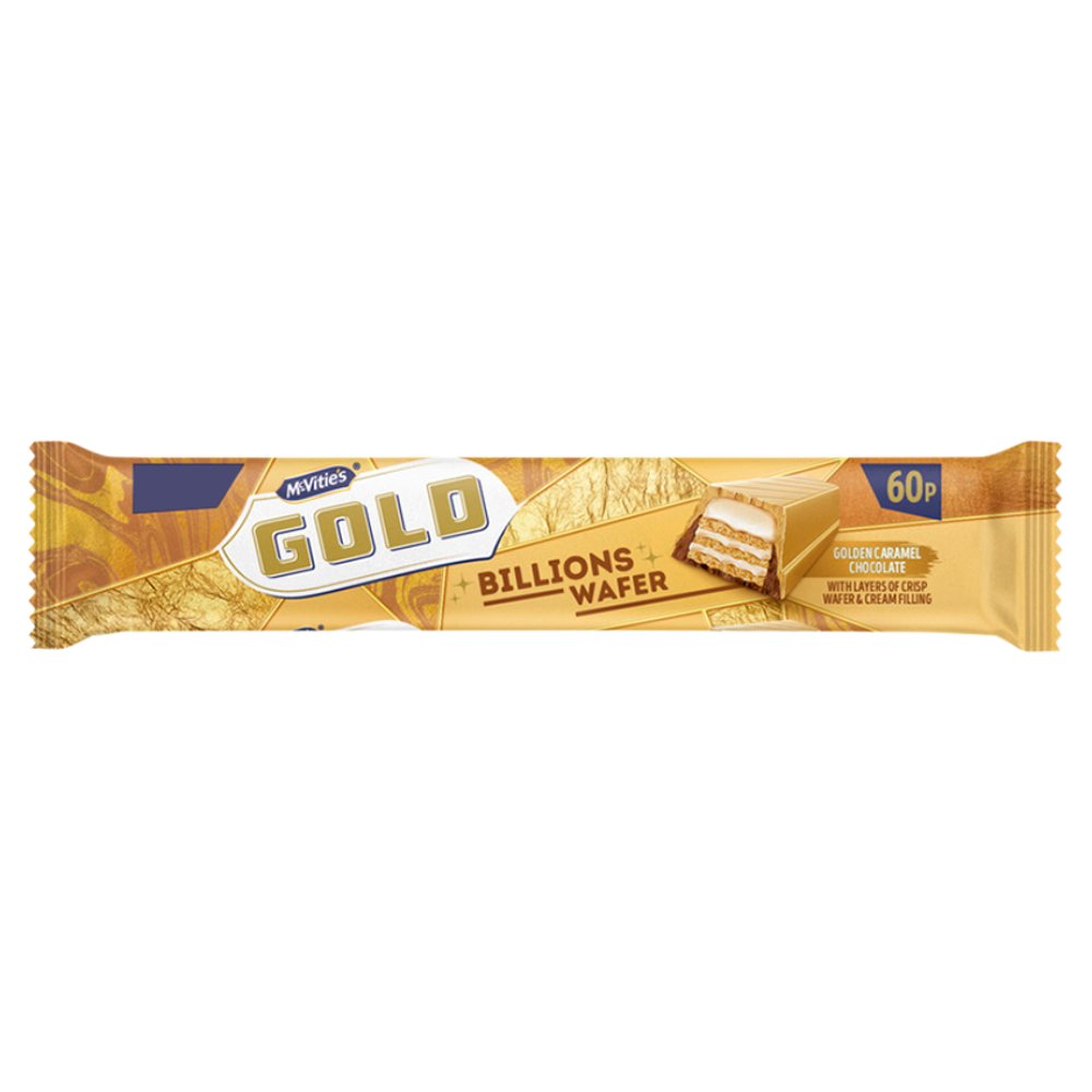 McVitie's Gold Billions Wafer Golden Caramel Chocolate