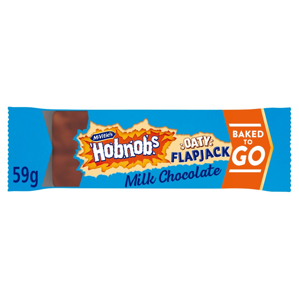 McVitie's Hobnobs Oaty Flapjack Milk Chocolate Cake Bar Single (59g × 12)