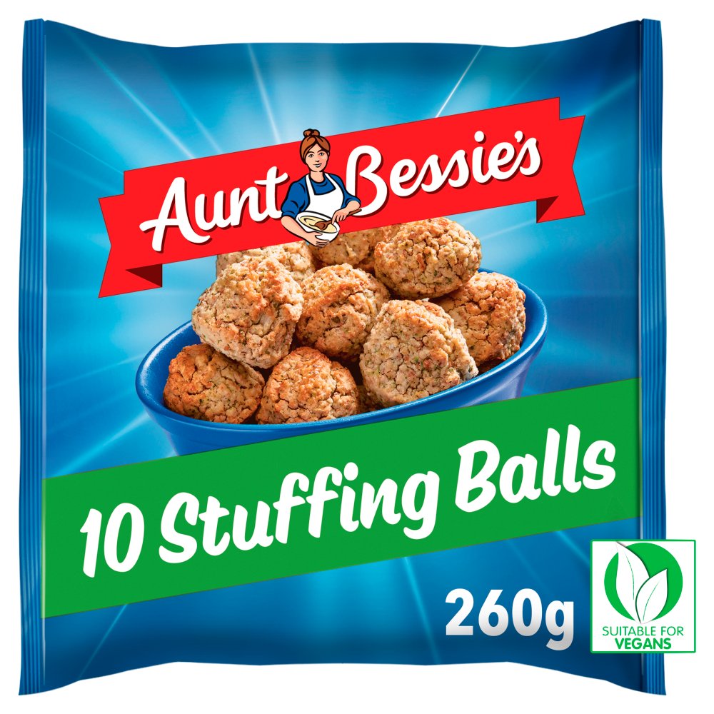 Aunt Bessies Sage and Onion Stuffing Balls (260g × 12)