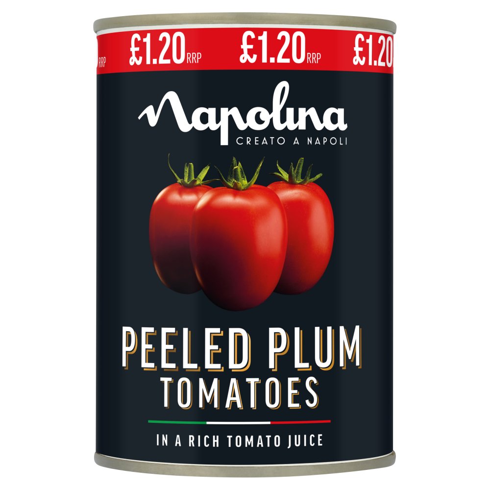 Napolina Peeled Plum Tomatoes (400g × 12 × 1)