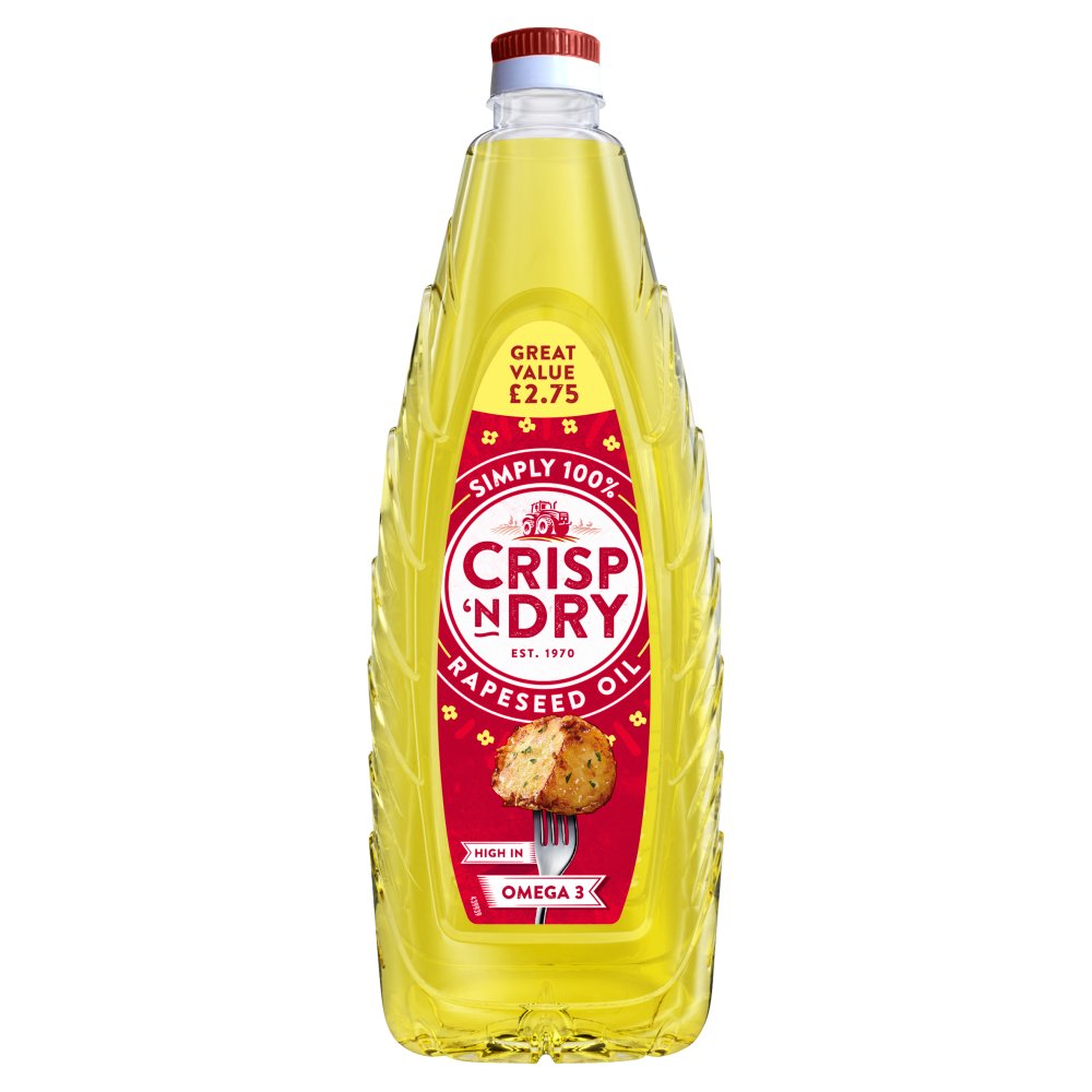 Crisp 'n Dry Rapeseed Oil (1Ltr × 8 × 1)