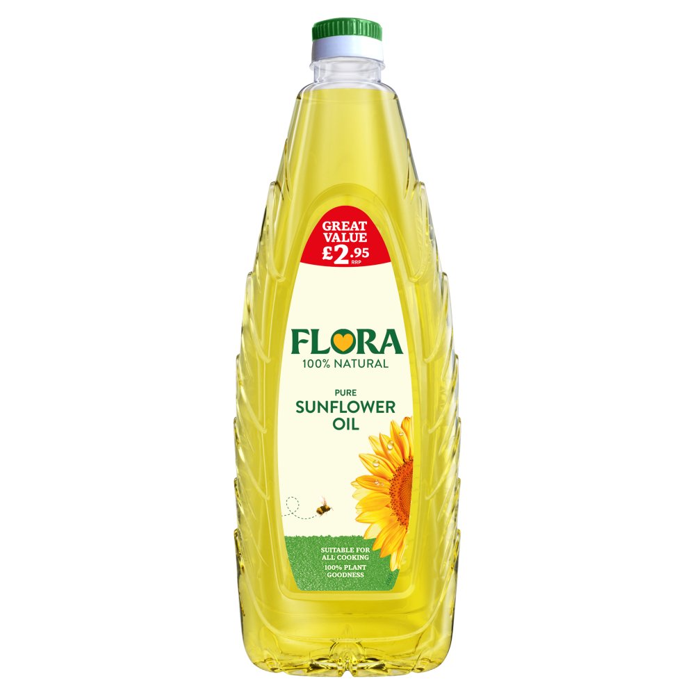 Flora Pure Sunflower Oil (1Ltr × 8 × 1)