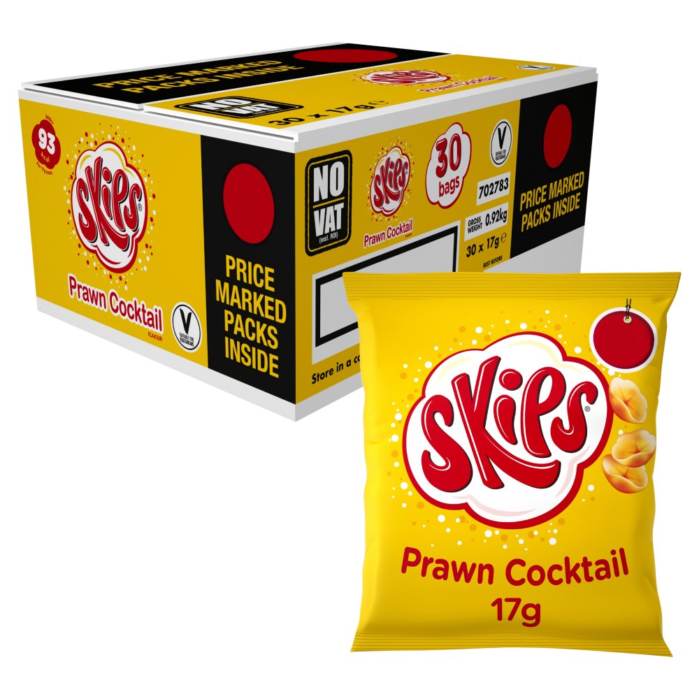 Skips Prawn Cocktail Crisps , 50p PMP