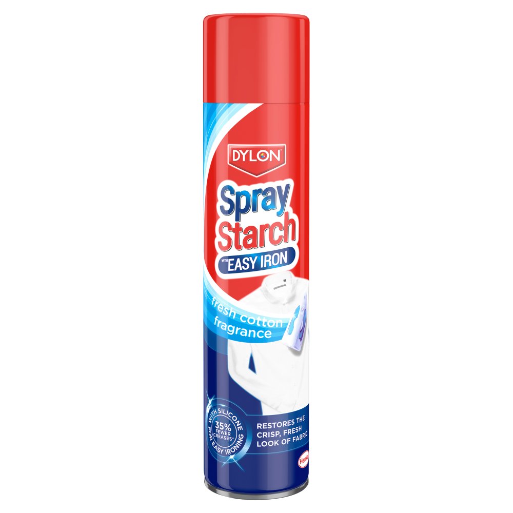 Dylon 2 in 1 Spray Starch with Easy Iron (300ml × 6 × 1)