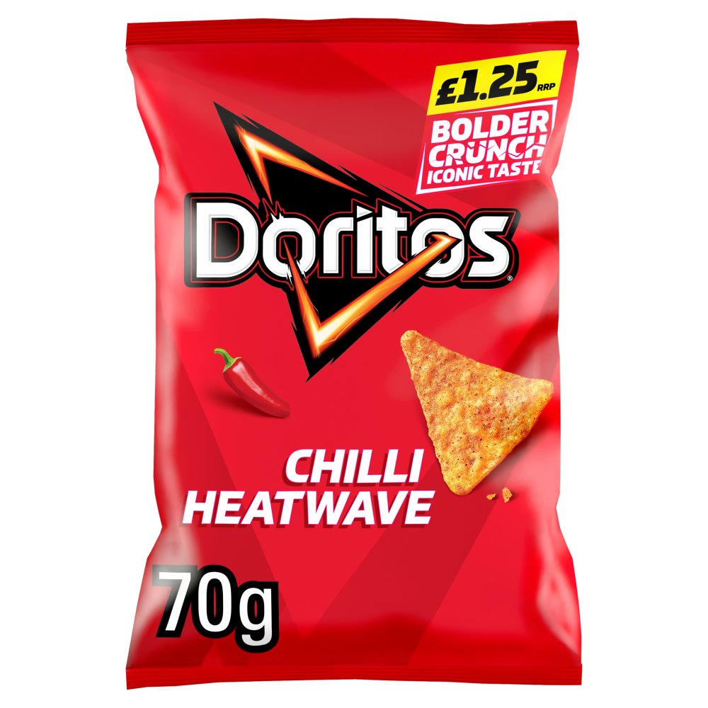 Doritos Chilli Heatwave Tortilla Chips Crisps £1.25 RRP PMP