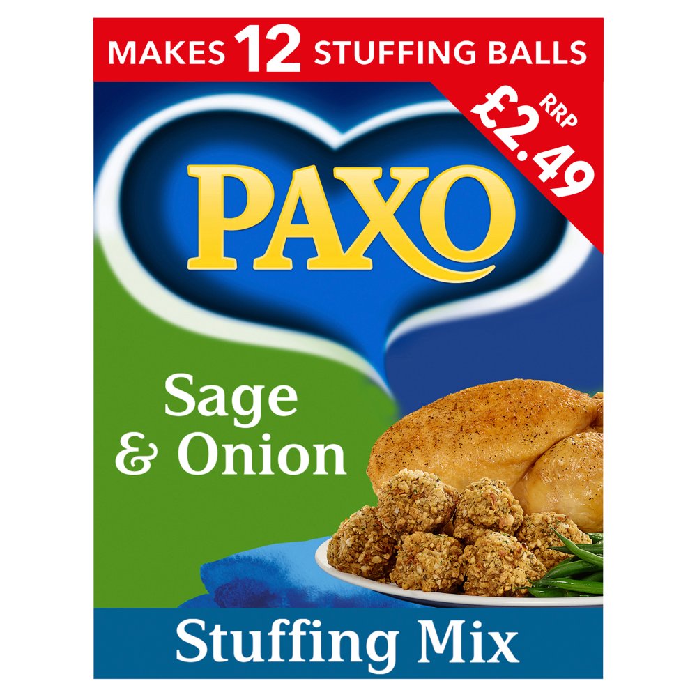 Paxo Sage & Onion Stuffing Mix (170g × 8 × 1)
