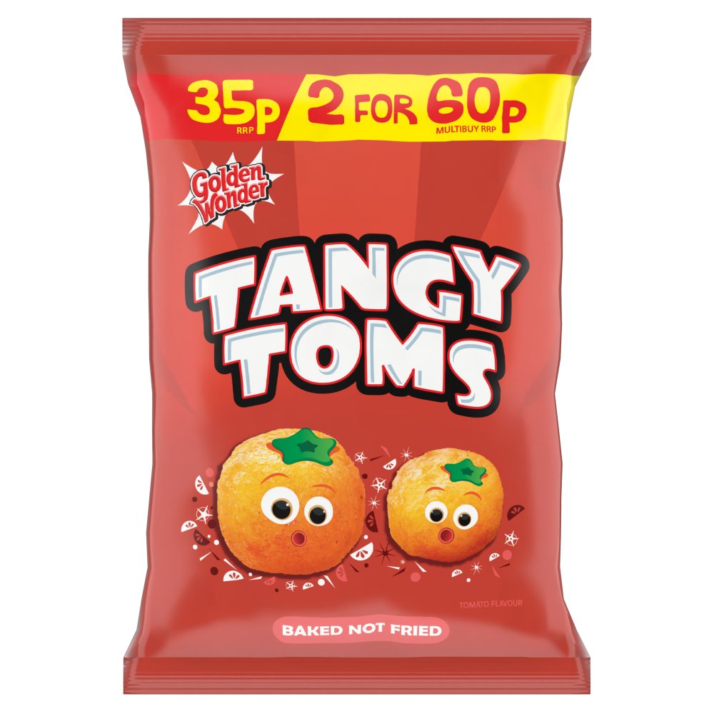 Golden Wonder Tangy Toms (22g × 36 × 1)