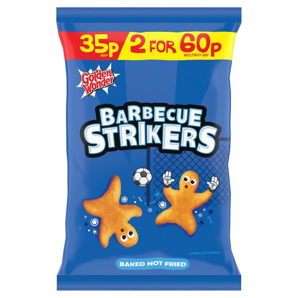 Golden Wonder Barbecue Strikers Barbecue Flavour (22g × 36 × 1)