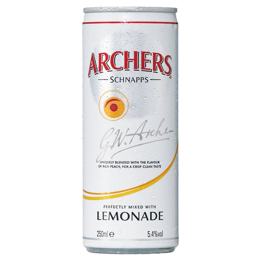 Archers and Lemonade Ready to Drink 250ml (250ml x 12 x 1)