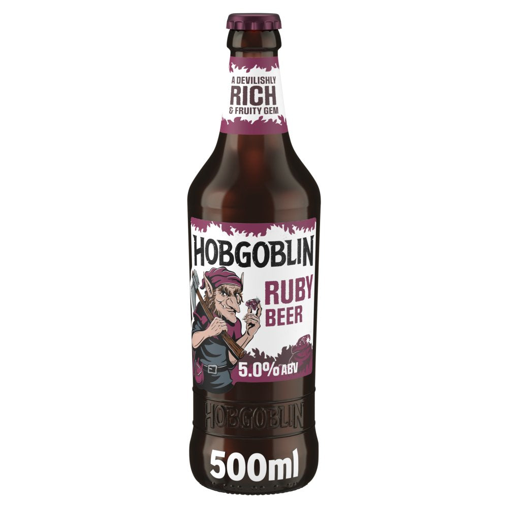 Hobgoblin Ruby Ale Beer 500ml Bottle (500ml × 8 × 1)