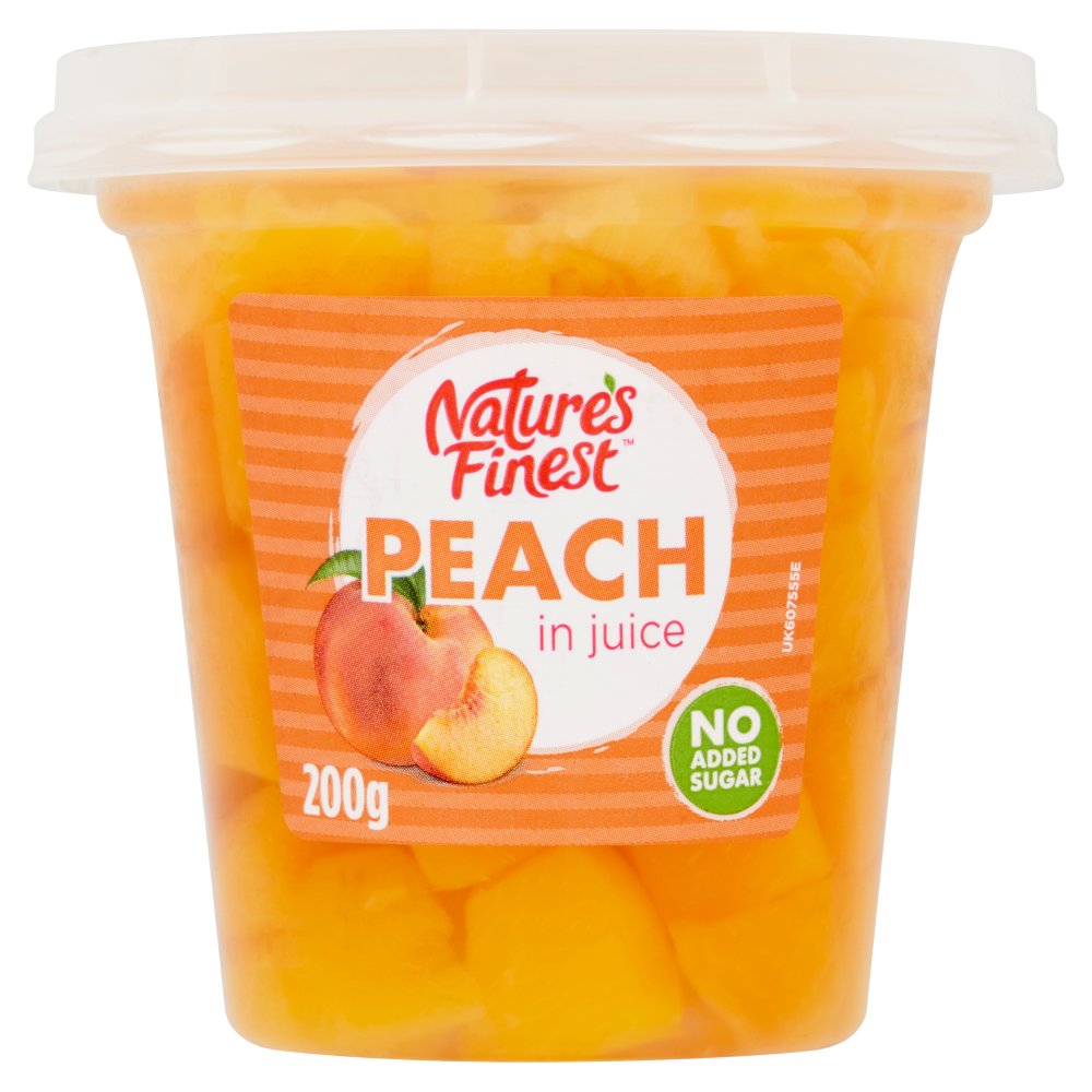Nature's Finest Peach in Juice (200g × 6)