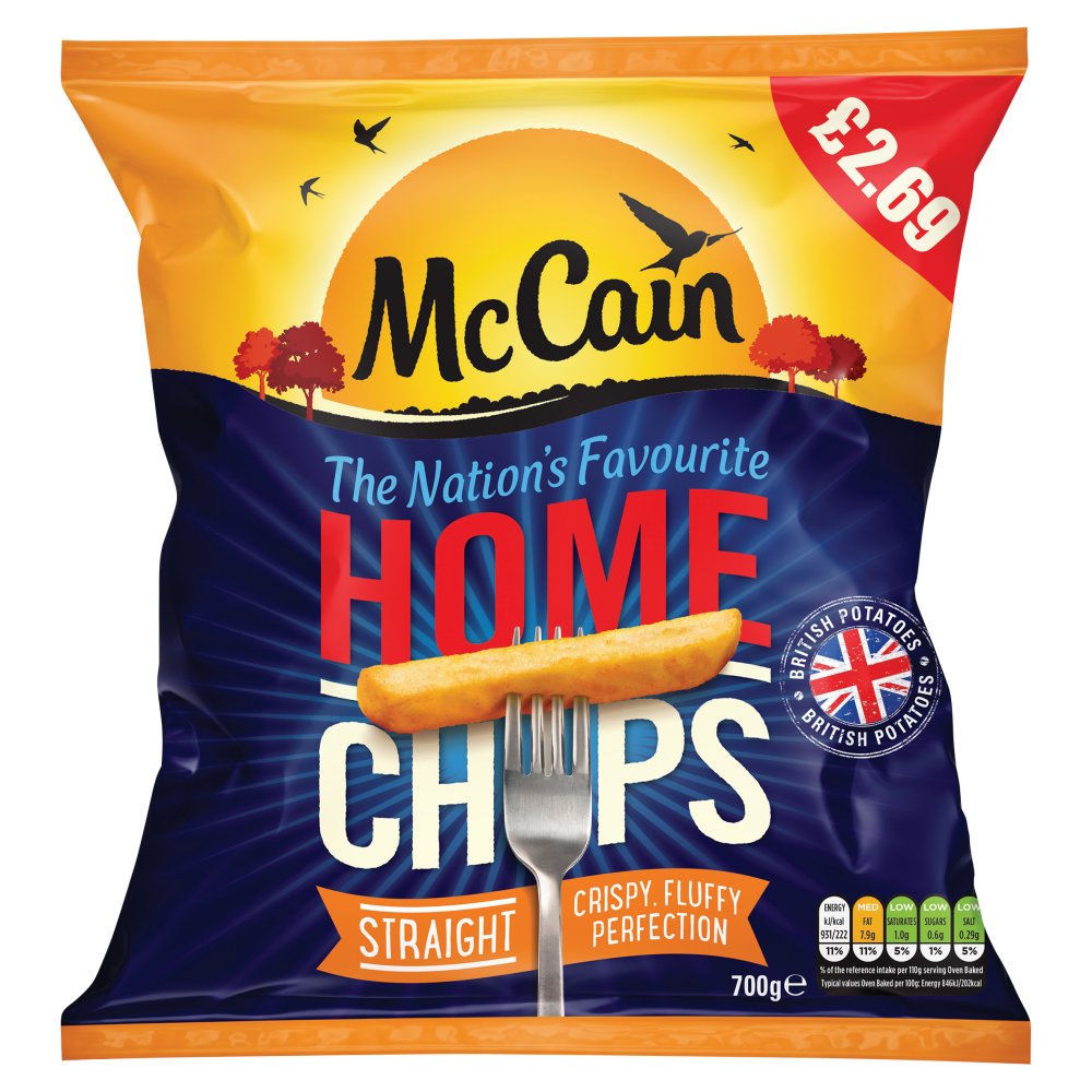 McCain Home Chips Straight (700g × 1)