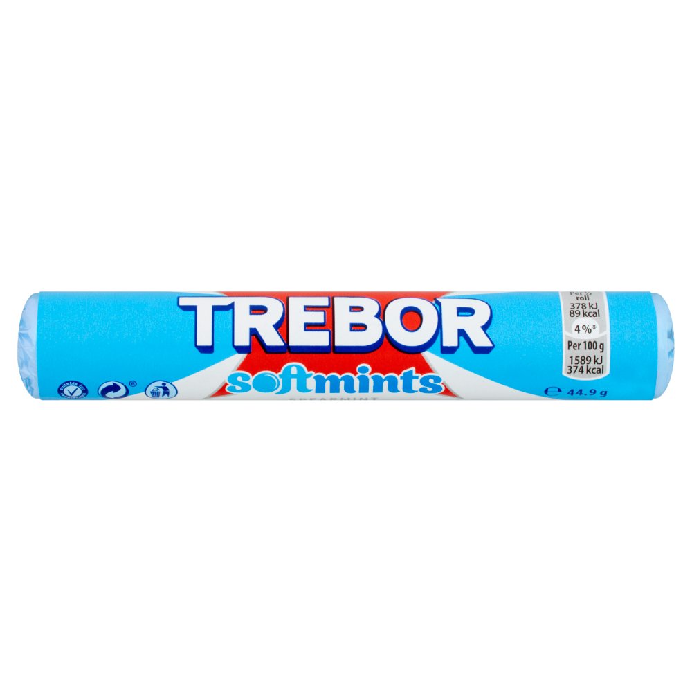Trebor Softmints Spearmint Mints Roll (Roll × 40 × 1)