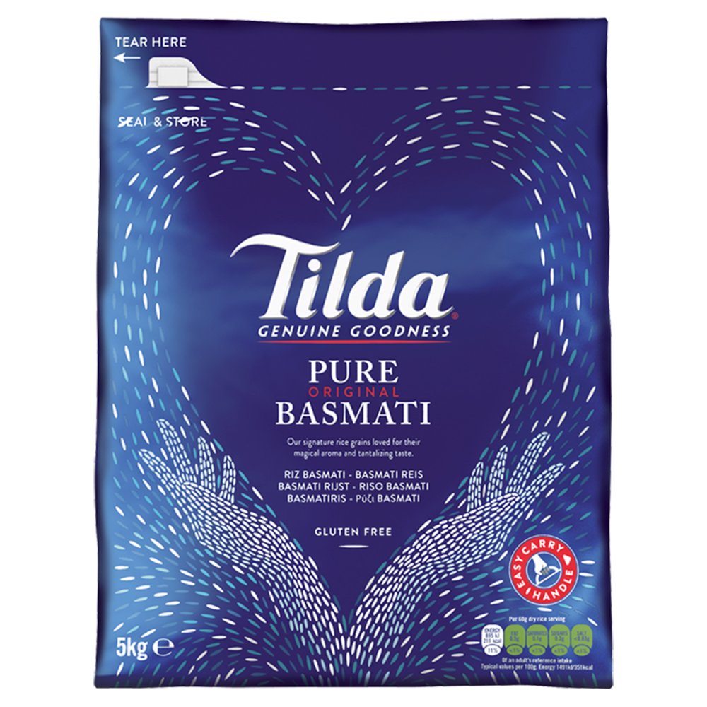 Tilda Pure Original Basmati Rice (5Kg × 1)