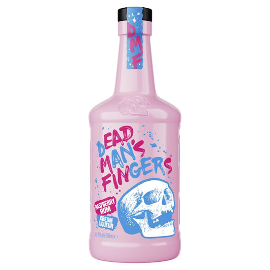 Dead Man's Fingers Raspberry Rum Cream Liqueur 700ml (70Cl × 6)