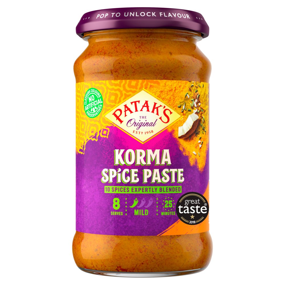 Patak's Korma Spice Paste (283g × 6 × 1)