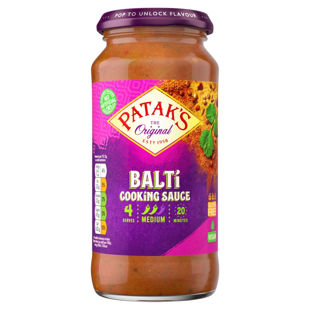 Patak's Balti Cooking Sauce (450g × 6 × 1)