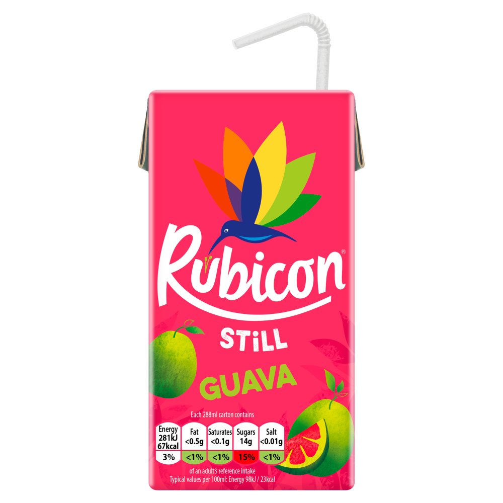 Rubicon Guava Exotic Juice Drink Carton (288ml × 27 × 1)