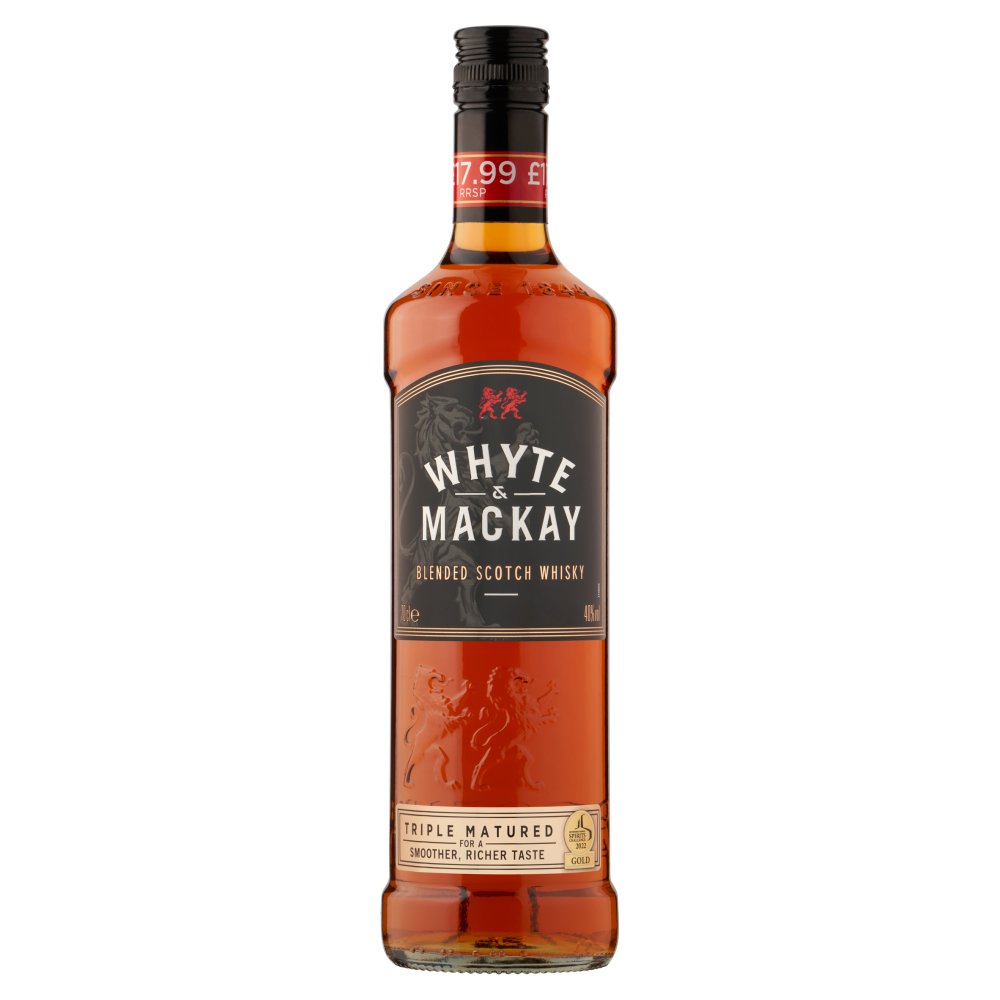 Whyte & Mackay Blended Scotch Whisky 70cl (70Cl × 6)
