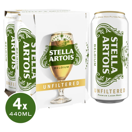 Stella Artois Unfiltered  (440ml × 6 × 1)