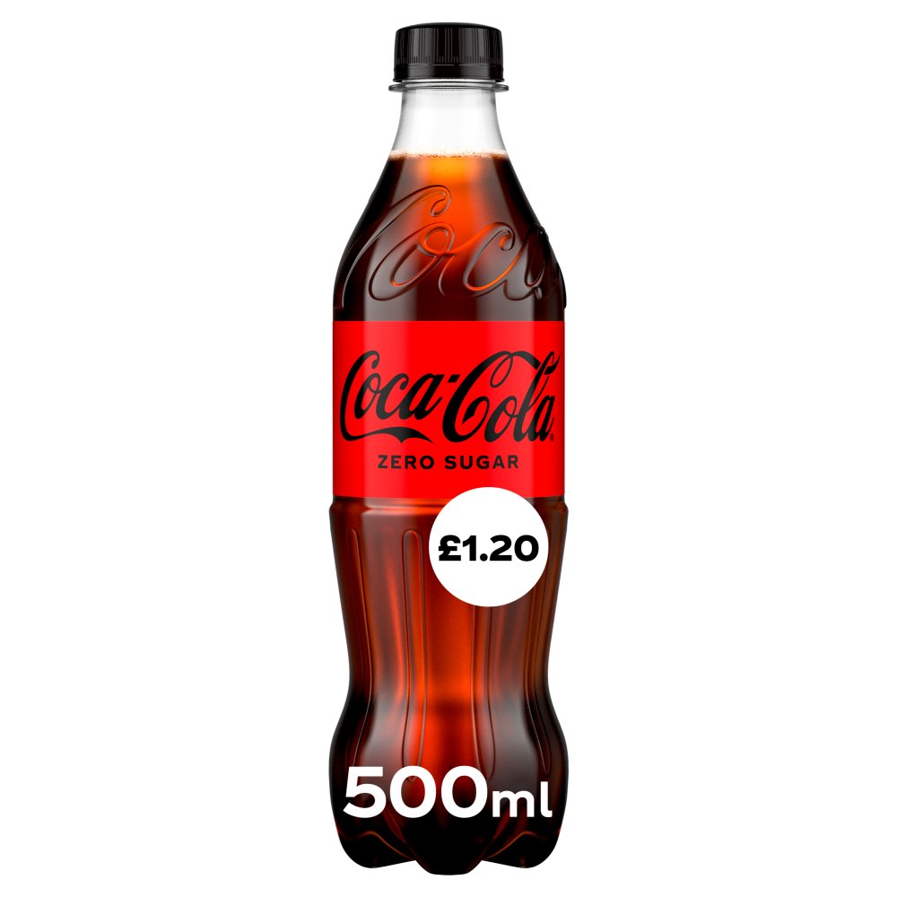 Coca-Cola Zero Sugar PM £1.20 (500ml × 12 × 1)