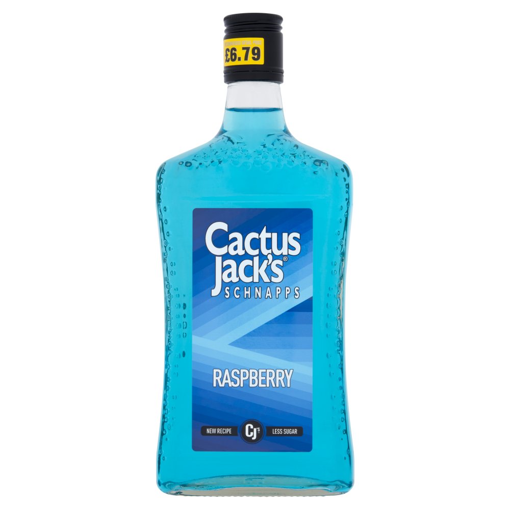 Cactus Jack's Schnapps Raspberry 50cl (50Cl × 6)