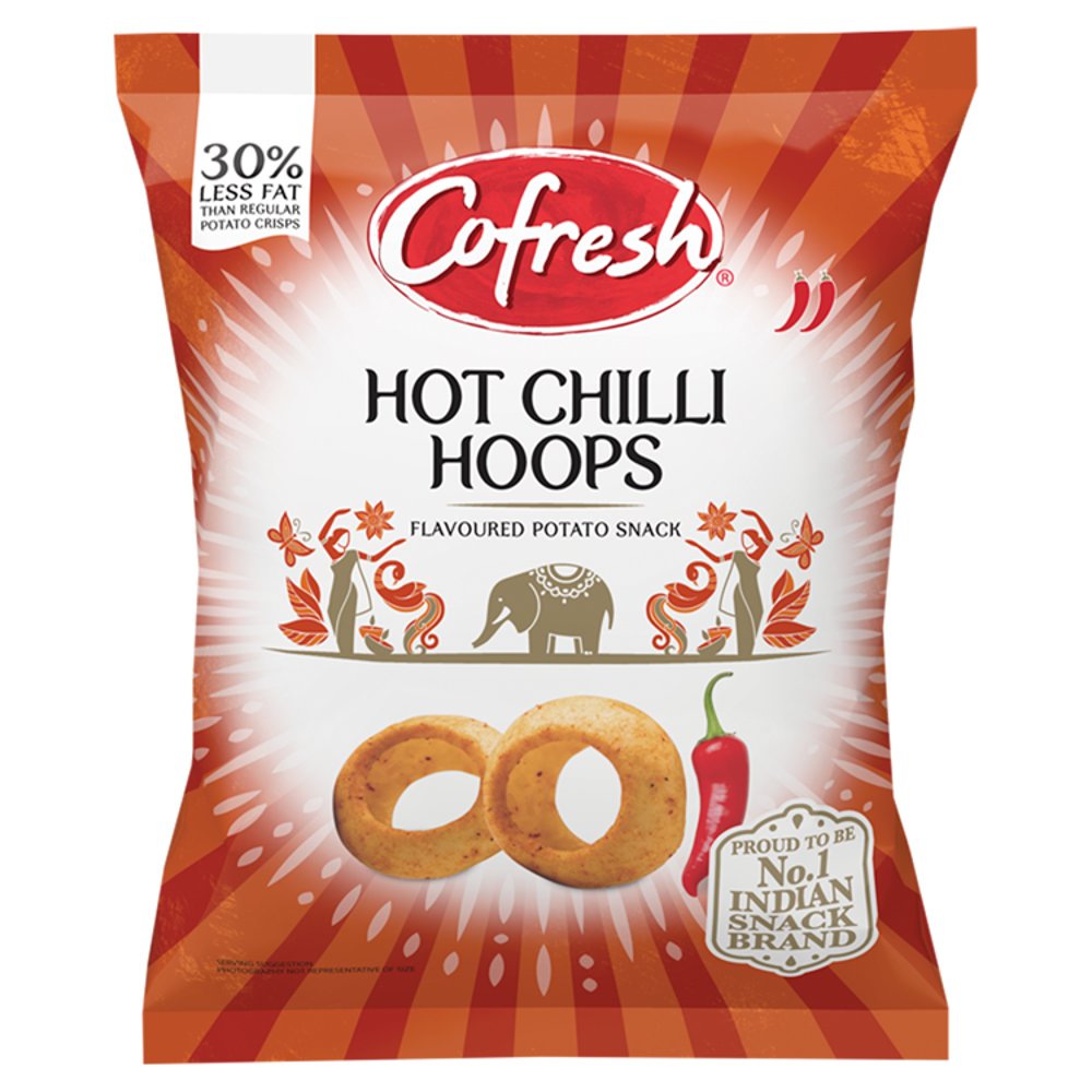 Cofresh Hot Chilli Hoops Flavoured Potato Snack