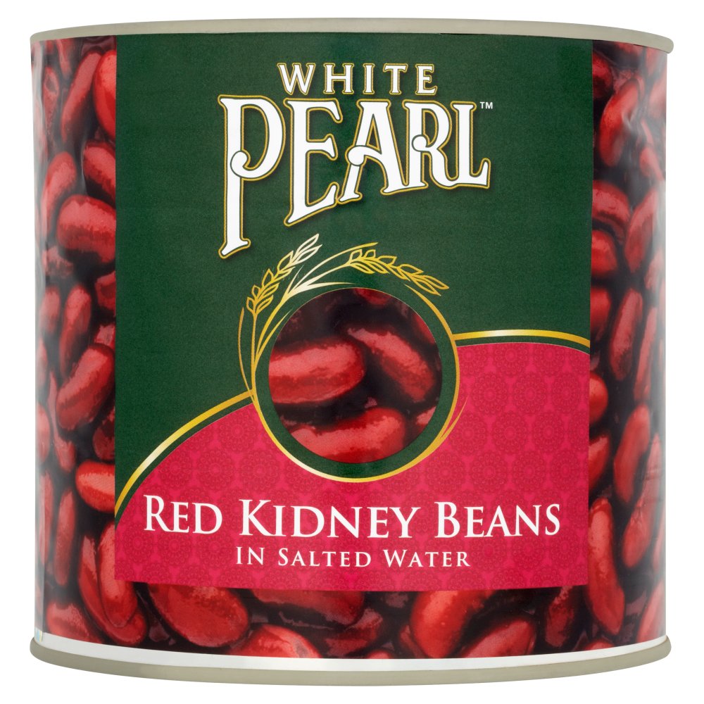 White Pearl Red Kidney Beans in Salted Water (2.55Kg × 6)