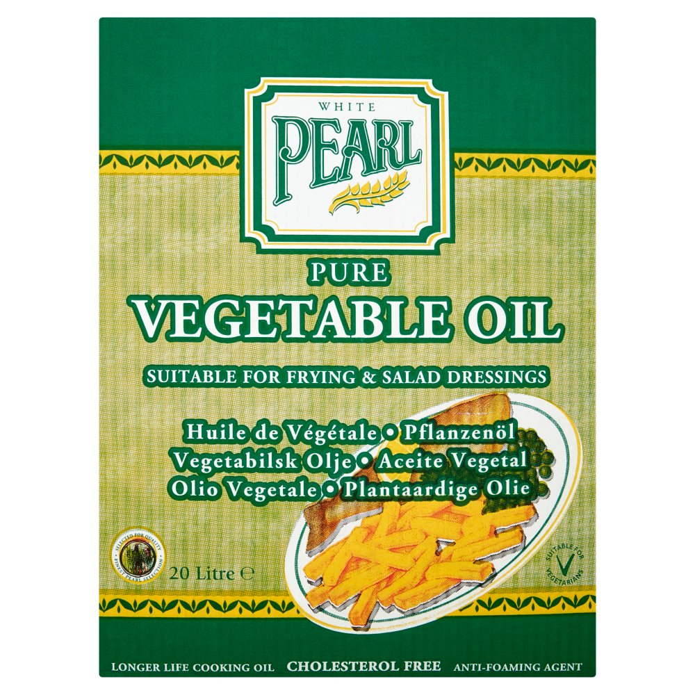 White Pearl Pure Vegetable Oil (20Ltr × 1)