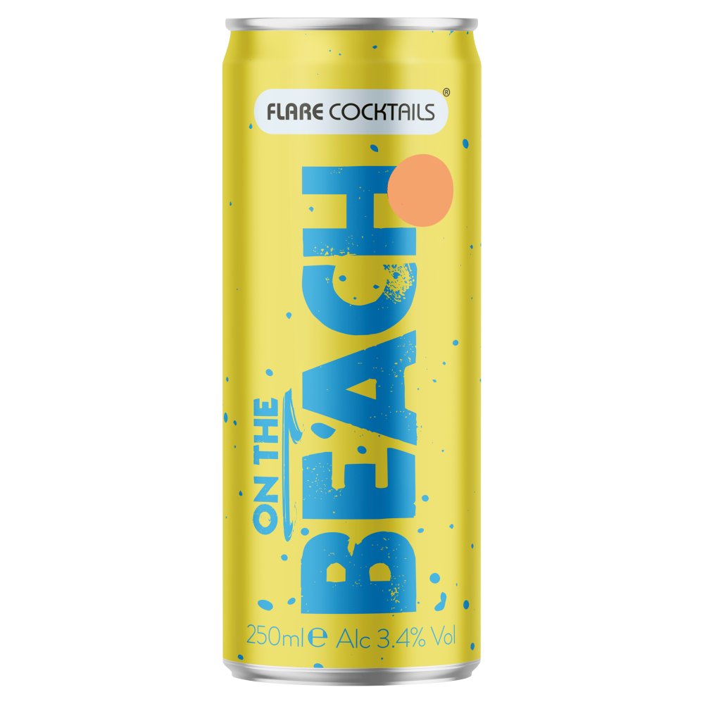 Flare Cocktails On The Beach 250ml RRP £1.19 (250ml x 12 x 1)