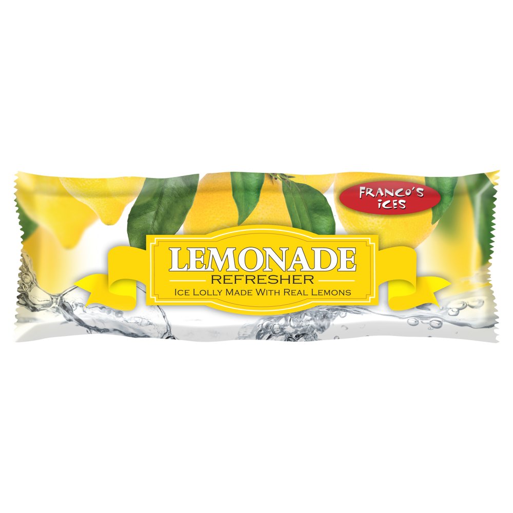 Franco's Ices Lemonade Refresher Ice Lolly