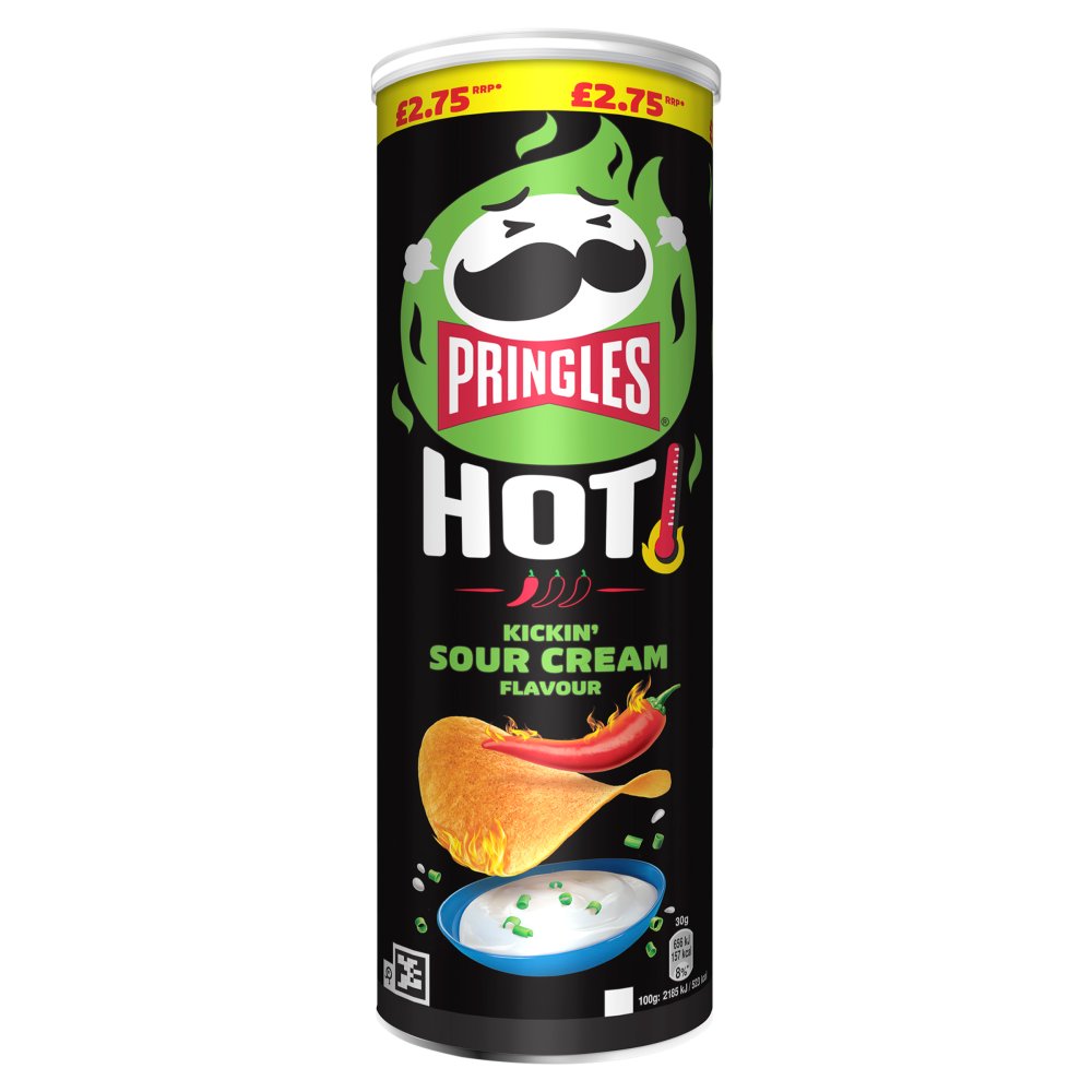 Pringles Hot Kickin' Sour Cream Flavour