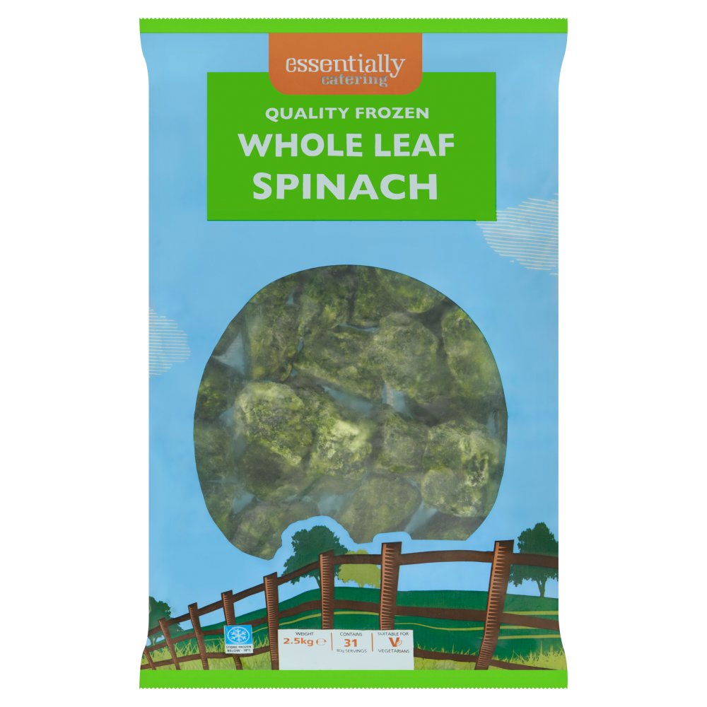 Essentially Catering Whole Leaf Spinach