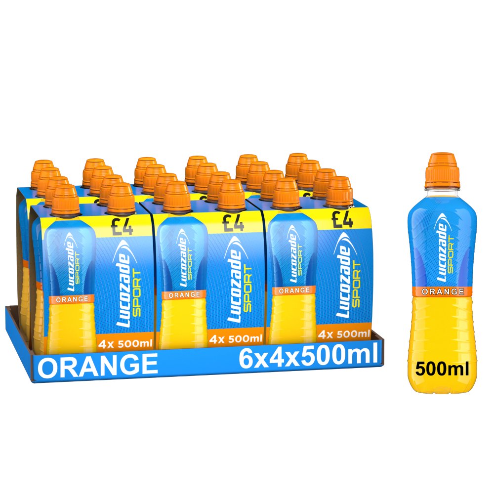 Lucozade Sport Drink Orange PMP £4