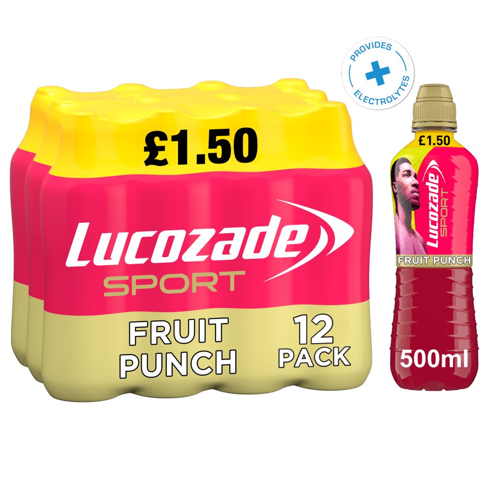 Lucozade Sport Drink Fruit Punch PMP £1.50