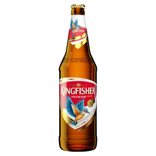 Kingfisher Premium Lager Beer 650ml (650ml × 12 × 1)