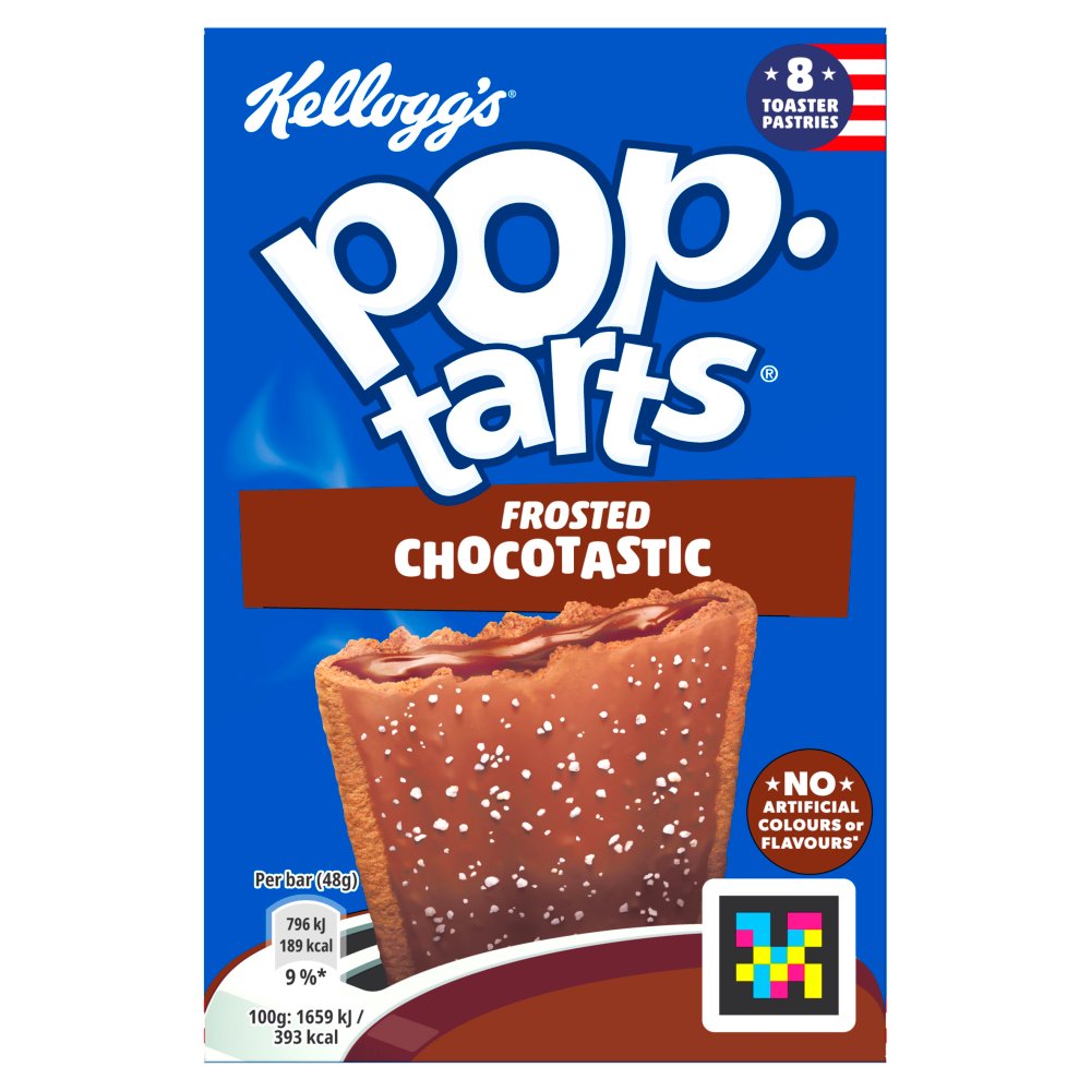 Kellogg's Pop-Tarts Frosted Chocotastic Pastry Snack Slices (384g × 6 × 1)