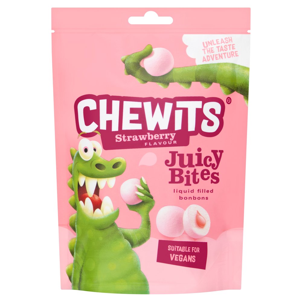 Chewits Strawberry Flavour Juicy Bites (115g × 10 × 1)