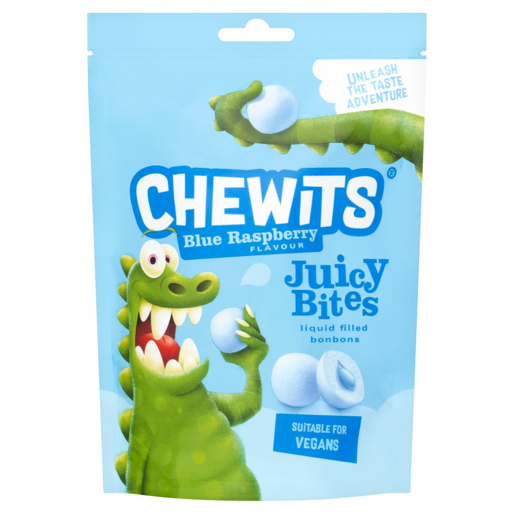 Chewits Blue Raspberry Flavour Juicy Bites (115g × 10 × 1)